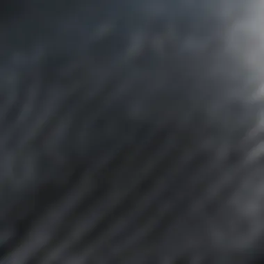 Close-up of wetsuit material showcasing its texture and flexibility