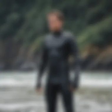 Perfect Wetsuit Fit Demonstration Wetsuit fitting demonstration highlighting proper fit and comfort