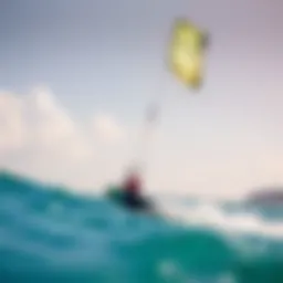 Cabrinha Contra 15m kite in action