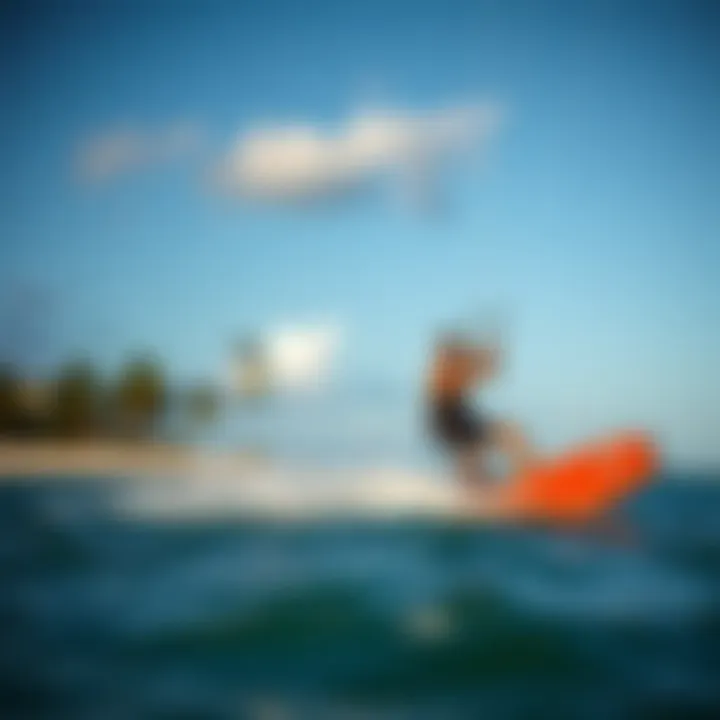 Thrilling Water Sports and Activities Kiteboarding adventure near Coconut Bay Beach Resort