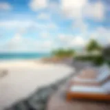 Stunning beach view at Coconut Bay Beach Resort
