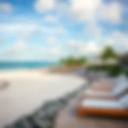 Stunning beach view at Coconut Bay Beach Resort