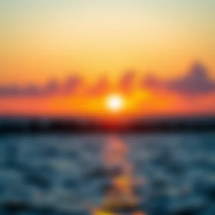 Serene Sunset Over Coconut Bay Sunset view over the tranquil waters of Coconut Bay