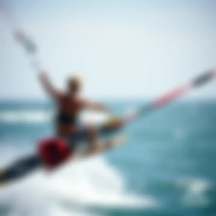Different types of leashes compared for kiteboarding gear.