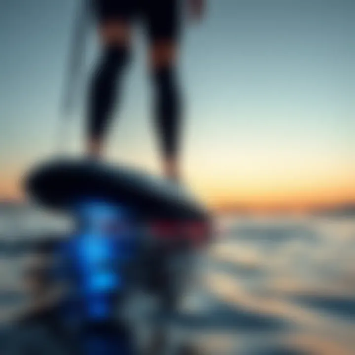 Understanding Hover Technology in Design Cutaway view of hover technology in paddle boards