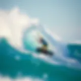 Kiteboarding aerial view showcasing axis wake dynamics