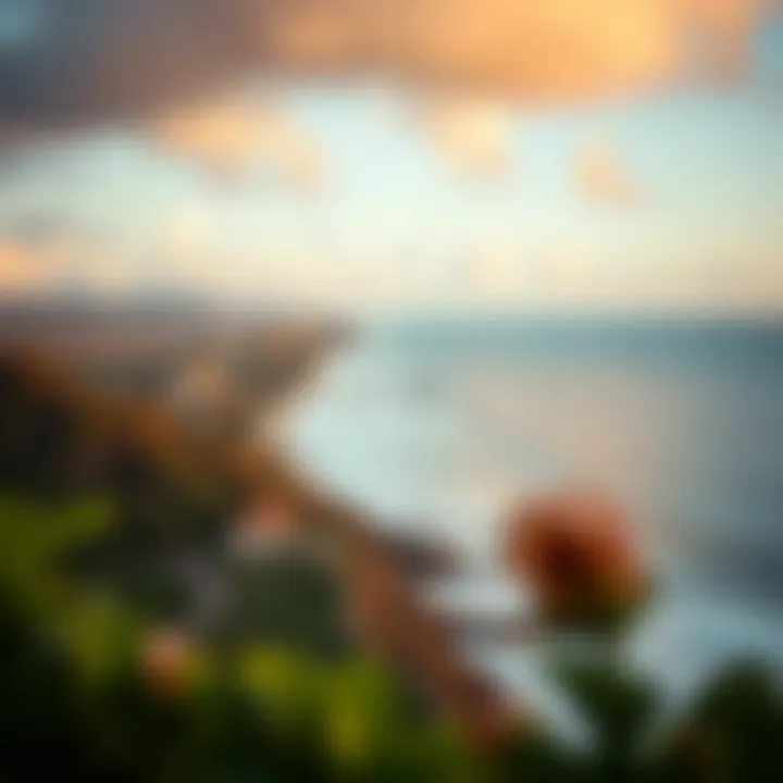 Coastal Beauty of Cabarete Panoramic view of Cabarete's coastline