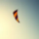 Dynamic kite in flight showcasing advanced aerodynamics