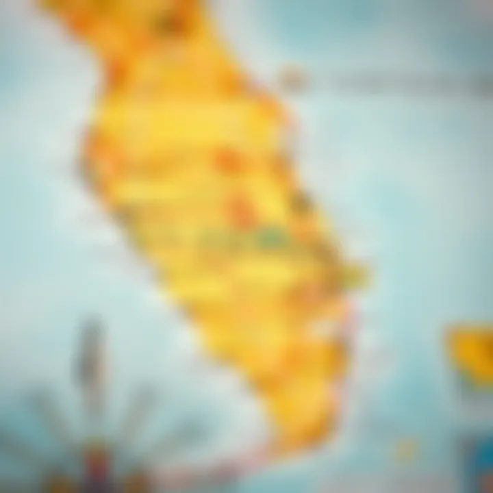 Comprehensive Map of Cities and Attractions Map showcasing the diverse cities and attractions in the Florida Panhandle region