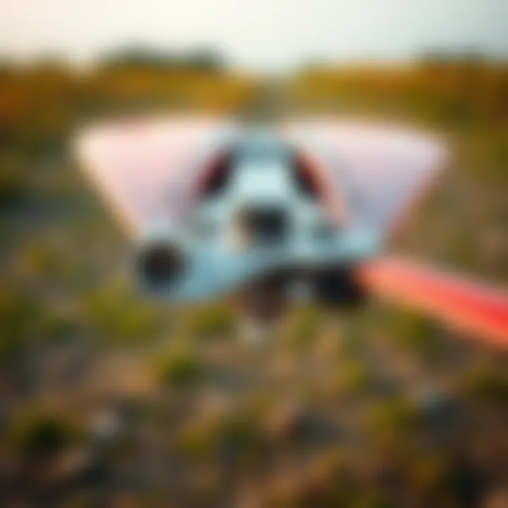 Engineering Features of the Hover Glide Foil Detailed view of the hover glide foil components highlighting engineering features