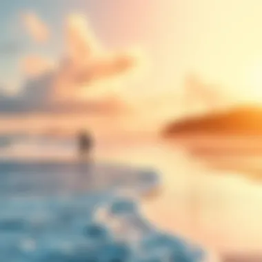 Stunning beach landscape perfect for kiteboarding