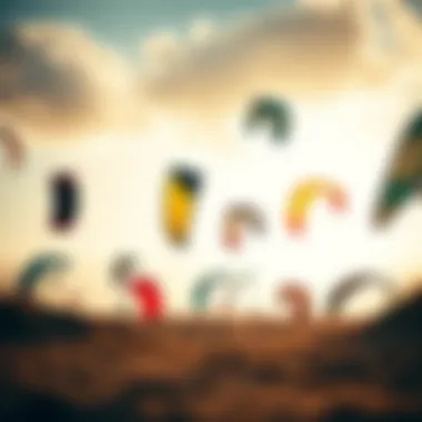 A collection of various low wind kites showcasing their unique designs