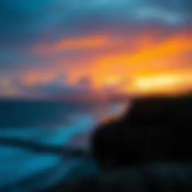 Stunning Sunset Over Playa de Oro Dramatic sunset over Playa de Oro, ideal for kiteboarding