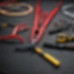 Diverse range of slingshot accessories displayed