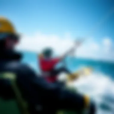 Prioritizing Safety in Kiteboarding Kiteboarding safety protocols in action