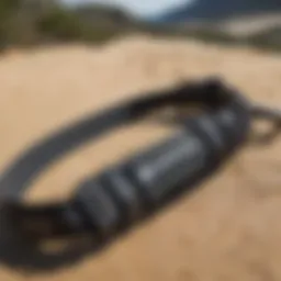Detailed view of a double leash harness showcasing its design and features