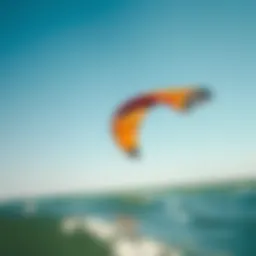 Dynamic flight of an Ozone kite over water