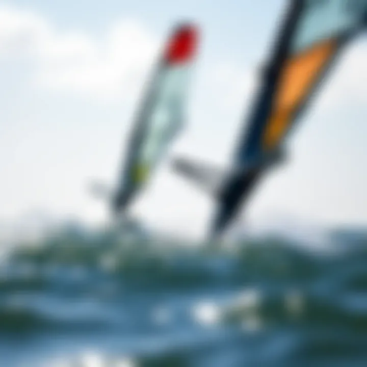 Performance of Wind Surfing Wings in Water Dynamic performance of wind surfing wings in varied water conditions