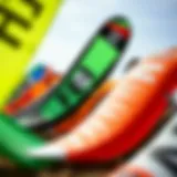Variety of North kites displayed