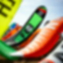 Variety of North kites displayed