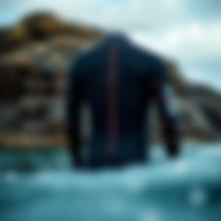 Illustration of the wetsuit's key features, highlighting its innovative design elements.