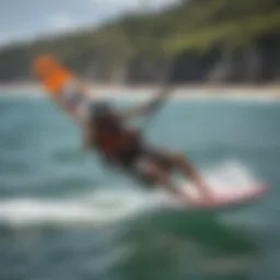 Ocean Rodeo kiteboarding gear on display