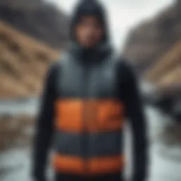 Rip Curl heated vest showcasing its sleek design