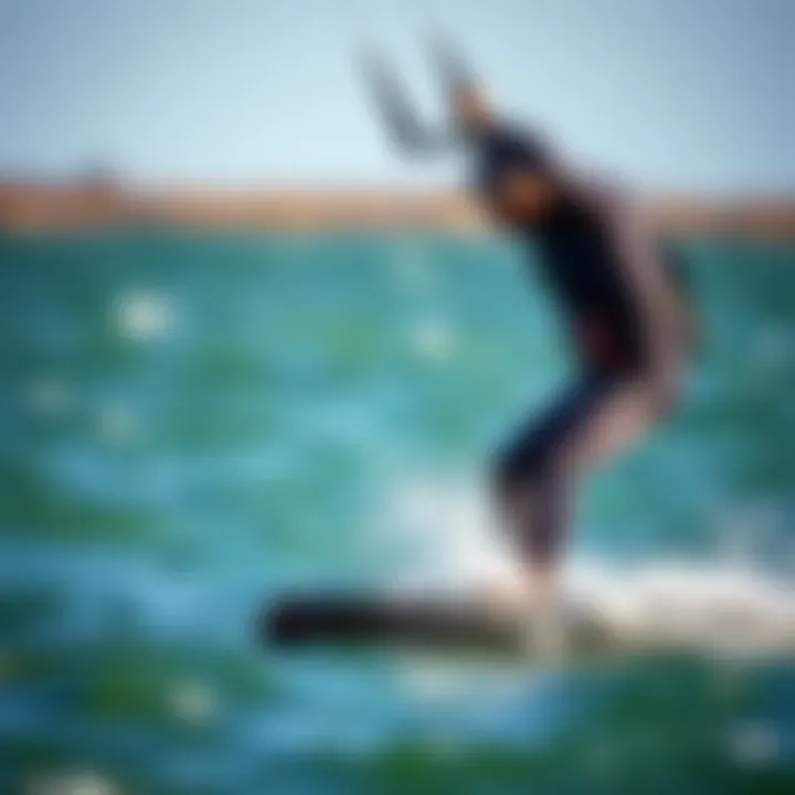 Kiteboarding Techniques and Skills A kiteboarder showcasing advanced maneuvers on water