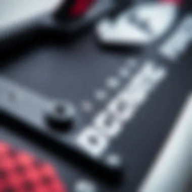 Close-up view of the Fanatic Wing Foil Board components, highlighting its build quality and materials