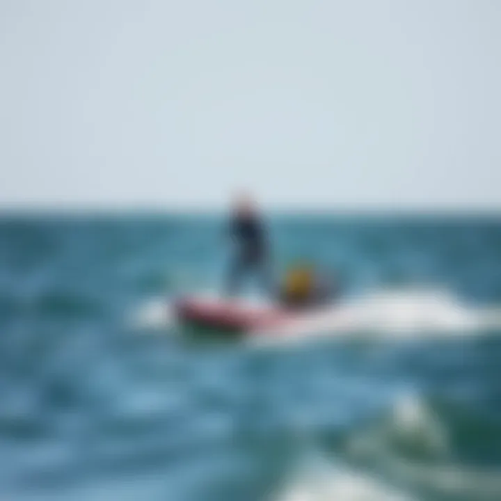 Mastering the Waves: Expert Techniques in Hover Paddle Boarding An expert rider demonstrating advanced techniques on a hover paddle board