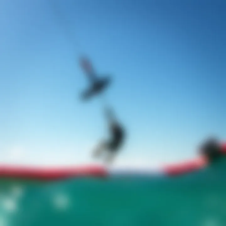 The Heart of Kitesurfing: The Kite Close-up of kitesurfing kite