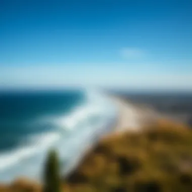 Scenic Outer Banks Coastline Wide view of the Outer Banks coastline