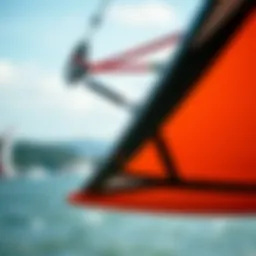 Close-up view of the Litewave Wing showcasing its innovative design and materials.