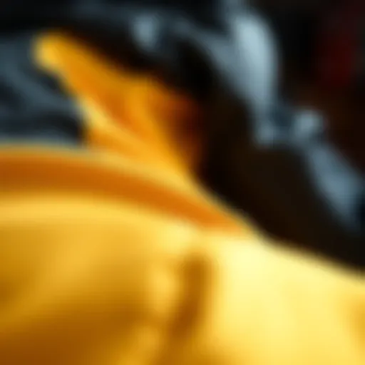Detailed view of Hudson Dry Suit fabric and stitching