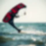 The sleek design of the Naish Hover showcasing its advanced features