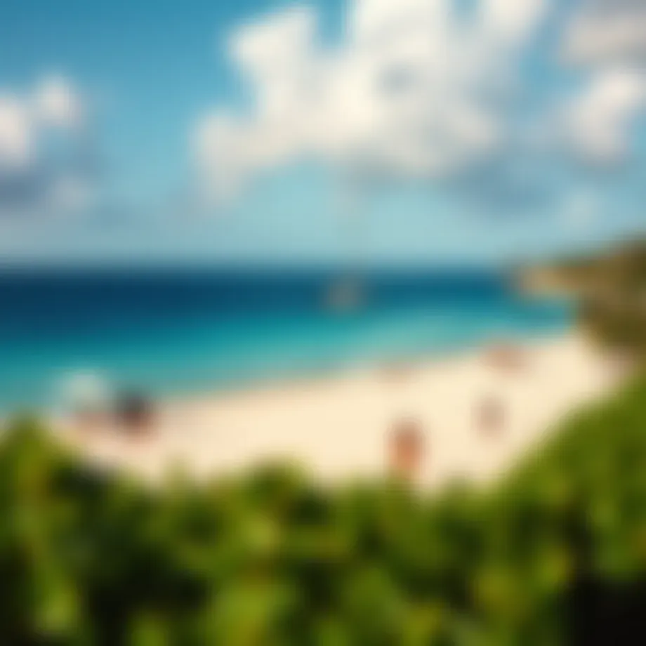A serene view of Anguilla's pristine beaches