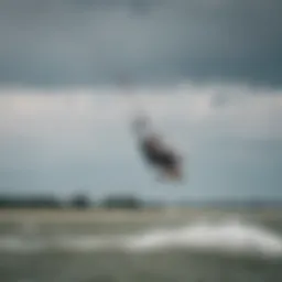 Kiteboarding action at NY Kite Center