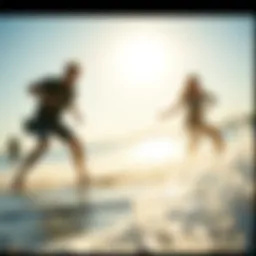 RinseKit in action at the beach