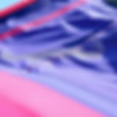 Close-Up of Fabric and Stitching on Slingshot RPM Close-up of the Slingshot RPM kite's fabric and stitching details