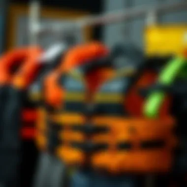 Exploring Various Flotation Vest Options Diverse selection of surfing flotation vests