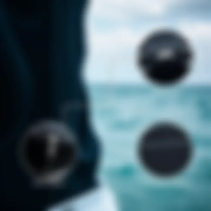 Exploring Wetsuit Features: Enhancements for Kiteboarding Performance Illustration showcasing various additional features of wetsuits, such as zippers and seams