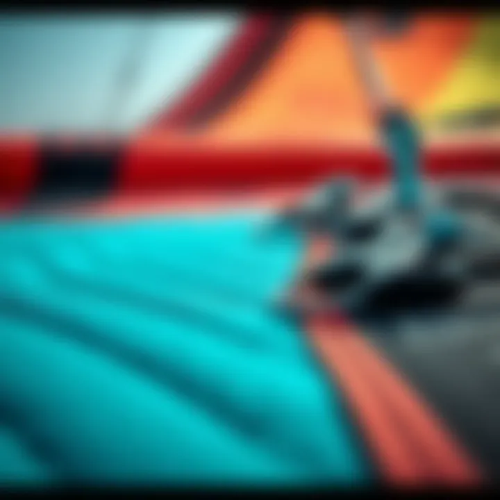 Materials That Define Performance Close-up of high-quality materials used in kite construction