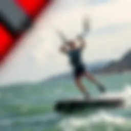 Dynamic slingshot maneuver in kiteboarding