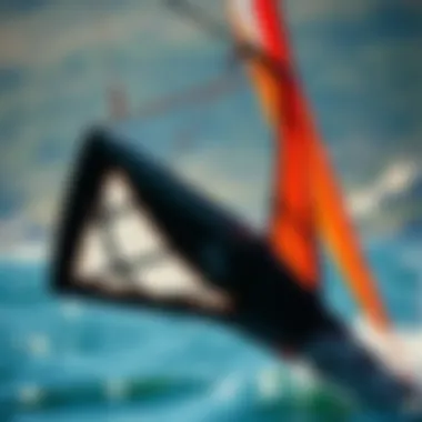 Detailed view of North Foil Wing showcasing its aerodynamic design