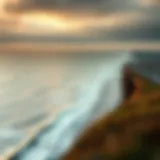 Panoramic view of Zeeland's coastline showcasing the blend of land and water.