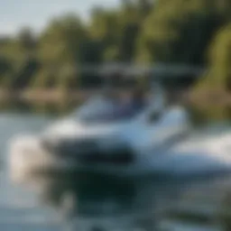 Dynamic view of the Waydoo Flyer One Efoil in action on the water